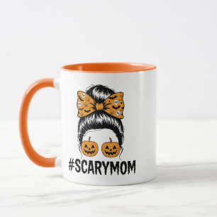 Slordige Knot Verschrikkelijke Moeder Halloween Mok