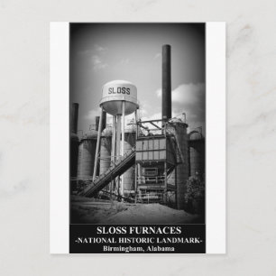 SLOSS FURNACES - Nationaal historisch landmerk Briefkaart
