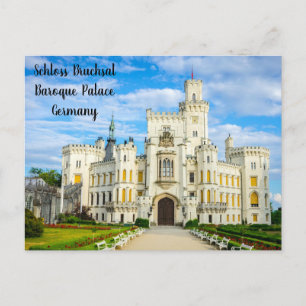 Slot Bruchsal Barok Paleis – Duitsland Briefkaart