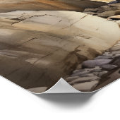 Slot Canyons Utah Landscape Art Print Poster (Hoek)