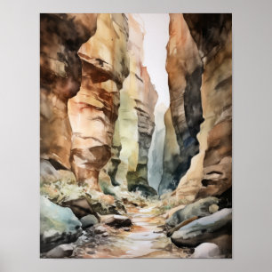 Slot Canyons Utah Paysage Art Imprimer Poster