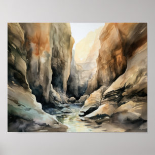 Slot Canyons Utah Paysage Art Imprimer Poster