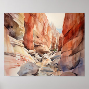 Slot Canyons Utah Paysage Art Imprimer Poster