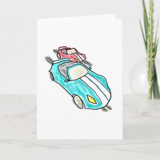 Slot Car Racing Kaart (Voorkant)