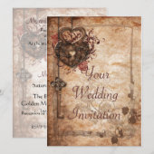 Slot en Uitnodiging voor zeer belangrijke bruiloft (Voorkant / Achterkant)