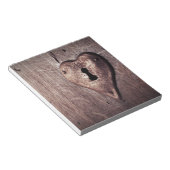 Slot Heart Notitieblok (Schuin)