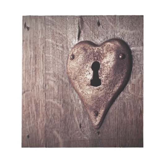 Slot Heart Notitieblok (Voorkant)