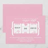 Slot Machine Bachelorette Party in Vegas Kaart (Voorkant / Achterkant)