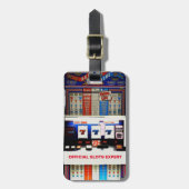 Slot Machine Expert Gambler Bagagelabel (Voorkant verticaal)