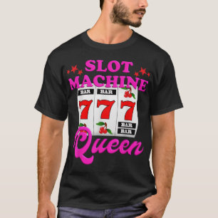 Slot Machine Queen Casino Las Vegas Gokken Casino T-shirt