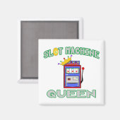 Slot Machine Queen Magneet (Voorkant / Achterkant)