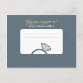 Slot Machine Save the Date - Weddenschap Aankondigingskaart (Achterkant)