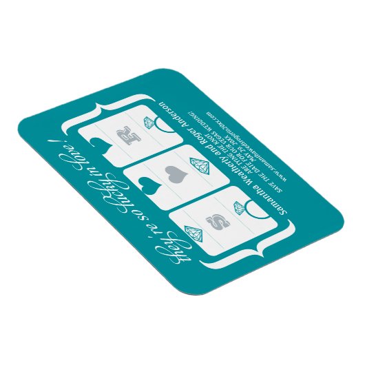 Slot Machine Weddenschap Opslaan Datum Magneet (Rechterzijde)