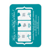 Slot Machine Weddenschap Opslaan Datum Magneet (Verticaal)