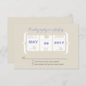 Slot Machine Weddenschap RSVP (Voorkant / Achterkant)