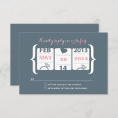 Slot Machine Wedding RSVP (Voorkant / Achterkant)