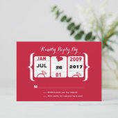 Slot Machine Wedding RSVP (Staand voorkant)