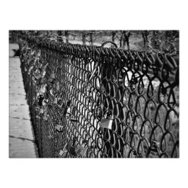 "Slot of Love" Foto Afdruk