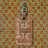 Slot op kamerdeur bagagelabel