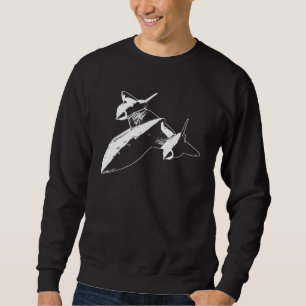 Slot SR-71 Mannen Donker Sweatshirt White Design