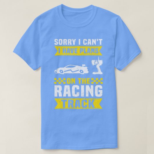 Slotcar met racksleuf t-shirt (Design voorkant)