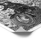 Slote Beer op motorfiets #2 Poster (Hoek)