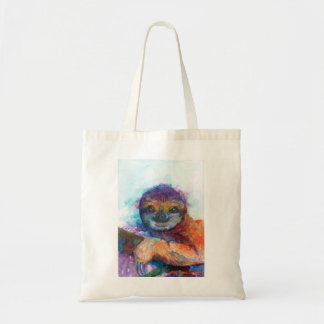 Slote glimlach - waterverf tote bag