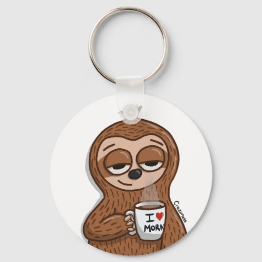 Slote koffie sleutelhanger (Voorkant)