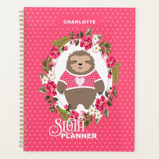 Slote Super Cute Girly  | Naam bewerkbaar | Planner (Voorkant)