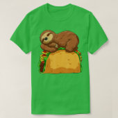 Slote Taco Slaapstand op Taco Lovers T-shirt (Design voorkant)