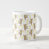 Sloten en Bananas Pattern Extra Grote Beker (Voorkant rechts)