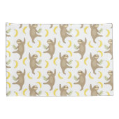 Sloten en Bananas Pattern Kussensloop (Achterkant-Rechts)