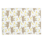 Sloten en Bananas Pattern Kussensloop (Voorkant-Rechts)