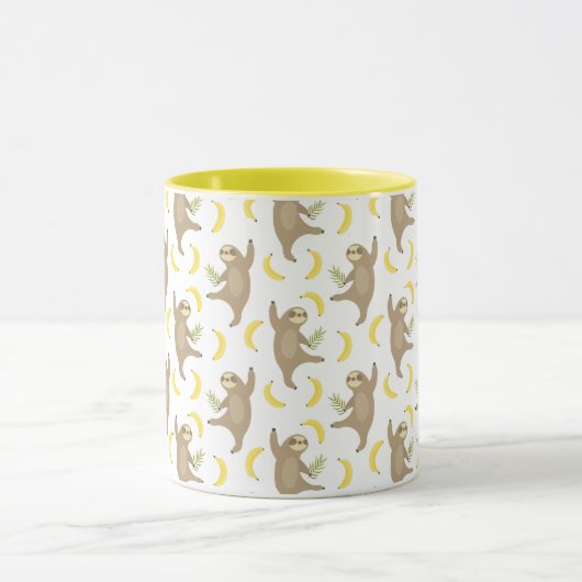 Sloten en Bananas Pattern Mok (Midden)