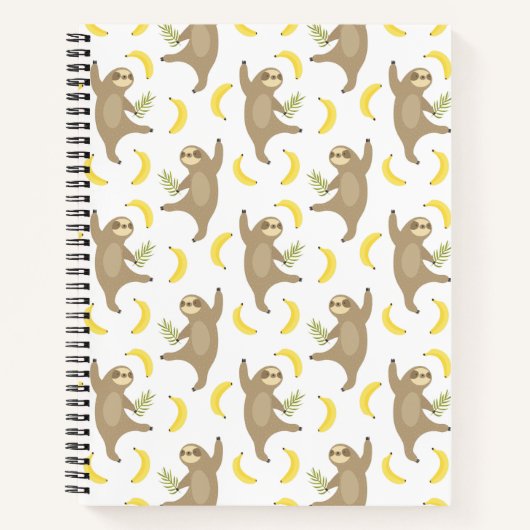 Sloten en Bananas Pattern Notitieboek (Voorkant)
