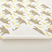 Sloten en Bananas Pattern Sherpa Deken (3/4)