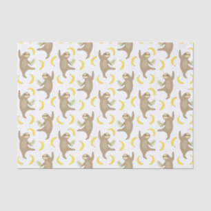 Sloten en Bananas Pattern Tissuepapier