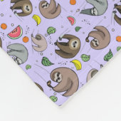 Sloten in het Paars Fleece Deken (Hoek)