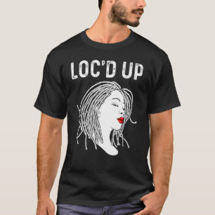 Sloten voor vrouwen liefde dreadlocks haar dreads t-shirt