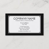 slotenheid visitekaartje (Achterkant)