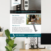 Slotenmakers Services Aangepast Poster (Thuiskantoor)