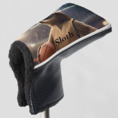 Sloth 33 basketballer, golfputter Hoesje Golfheadcover (3/4 voorkant)