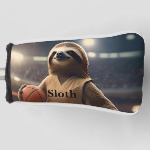 Sloth 33 basketballer, golfputter Hoesje Golfheadcover
