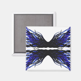 Sloth Abstract 7 Deadly Sins Alcohol Ink Art Magneet