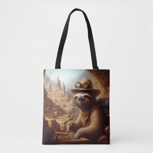Sloth Archeologist Draagtas (Voorkant)