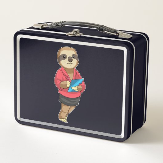 Sloth as Secretary with Notepad (Voorkant)