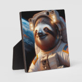 Sloth Astronaut Fotoplaat (Voorkant)