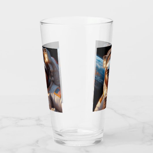 Sloth Astronaut Glas (Rechts)