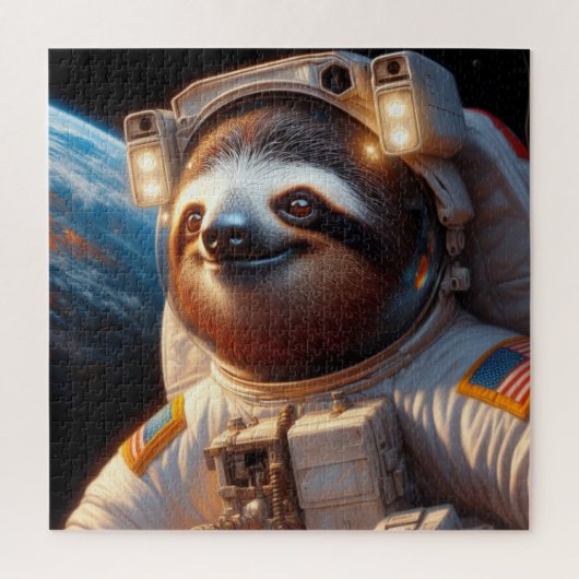 Sloth Astronaut Legpuzzel (Verticaal)