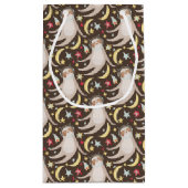 Sloth Astronaut Pattern Klein Cadeauzakje (Achterkant)